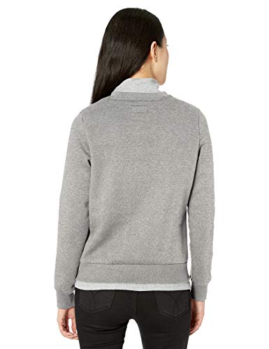 Converse Star Chevron EMB Crew VGH - Sudadera, Mujer, Gris(Vintage Grey Heather)