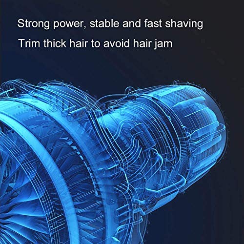 Cortadora de Cabello Eléctrica para Hombres, Anself Cortapelos Hombre Impermeable Profesional con Carga USB Adecuada para el Hogar y la Peluquería (Negro)