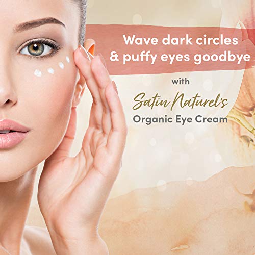 Crema Contorno de Ojos Lifting ORGÁNICA para Bolsas y Ojeras 30ml – Crema Antiarrugas con Acido Hialuronico, Aloe Vera Puro y Aceite de Argán - Vegano de Alta Calidad - Belleza para Mujer de Alemania