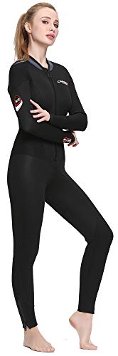 Cressi Endurance Lady Monopiece Wetsuit Traje monopieza sin Capucha en Neopreno de 5mm, Women's, Negro, S/2