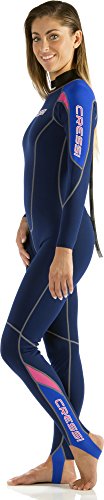 Cressi One Lady Traje de Neopreno 1mm, Mujer, Azul, S