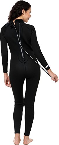 Cressi Summer Lady Wetsuit Traje de Buceo para Mujer en Neopreno 2.5 mm, Negro, M