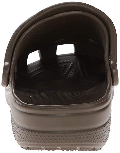 Crocs Classic Zuecos con Correa Trasera Unisex Adulto Chocolate 42-43