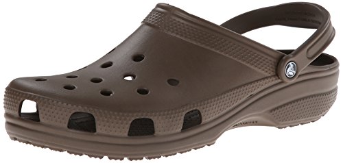 Crocs Classic Zuecos con Correa Trasera Unisex Adulto Chocolate 42-43