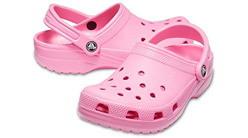 Crocs Classic Zuecos con Correa Trasera Unisex Adulto Pink Lemonade 37-38