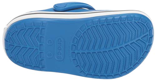 Crocs Crocband Clog K, Zuecos Unisex niños, Bright Cobalt/Charcoal, 20/21 EU