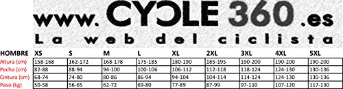 Cycle360 Traje (tritraje) de una Pieza competición - Tirantes FETRI - Triatlón Modelo Eye of The Tiger - Talla L