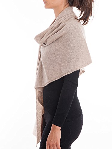 DALLE PIANE CASHMERE - Estola 100% cachemira - Mujer - Taglia unica - beige