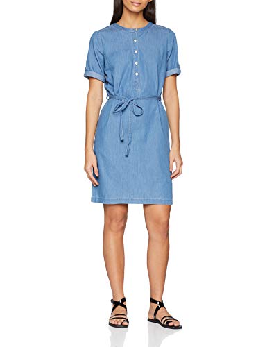 Damart Robe Léger Vestido, Azul (Denim Chambray 08185), 46 para Mujer