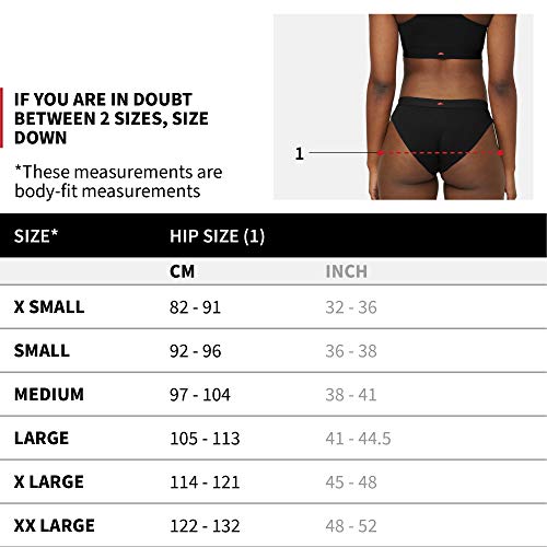 DANISH ENDURANCE Braguita Estilo Bikini Slip de Algodón Orgánico, Pack de 3, Negro, Gris, Azul (Gris, Medium)