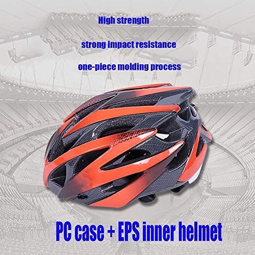 DEI QI Casco de Ciclismo, Casco para Ciclista Masculino y Femenino, Moldeo Integrado, Casco, Equipo para Montar (Size : L)