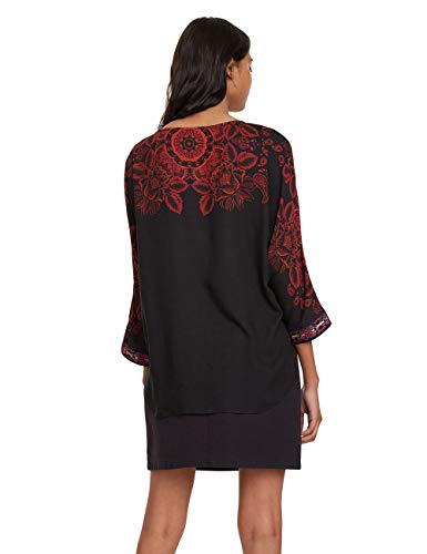 Desigual Blouse LUMBE Blusas, Negro (Negro 2000), M para Mujer