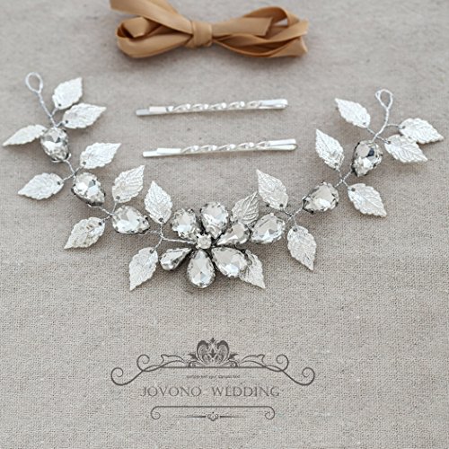 Diadema Jovono, tocado para decorar el cabello de la novia en bodas, ideal para mujeres y niñas