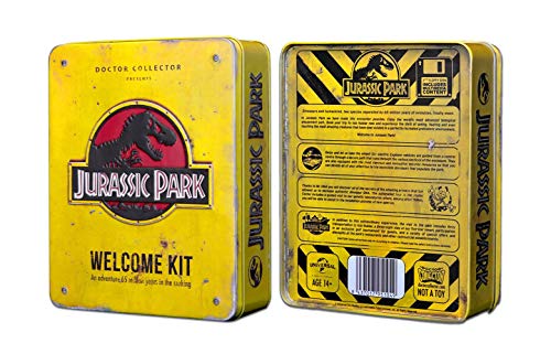 Doctor Collector-DCJP01 Kit de Bienvenida Jurassic Park, Color Amarillo (DCJP01)