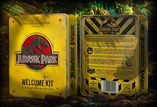 Doctor Collector-DCJP01 Kit de Bienvenida Jurassic Park, Color Amarillo (DCJP01)