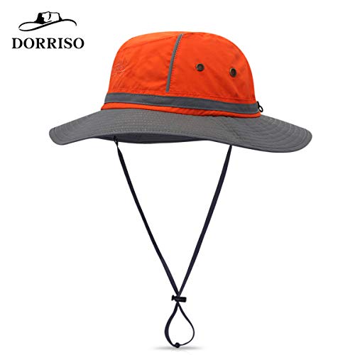 DORRISO Moda Sombrero de Sol Hombres Mujer Sombrero para el Sol Anti-UV Vacaciones Viaje Playa Gorro de Pesca Unisexo Sombrero