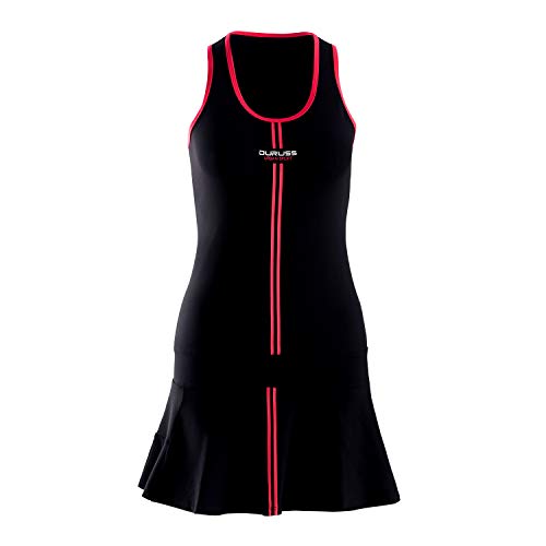 Duruss Vestido con Tirantes y Minishort, Mujeres, Negro, XS