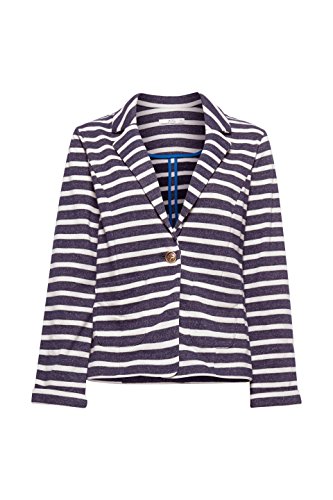 edc by Esprit 038cc1g022 Chaqueta Punto, Azul (Navy 400), Medium para Mujer