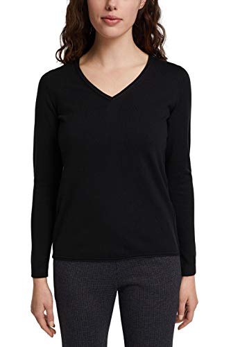 edc by Esprit 999cc1i801 suéter, Negro (Black 001), Medium para Mujer