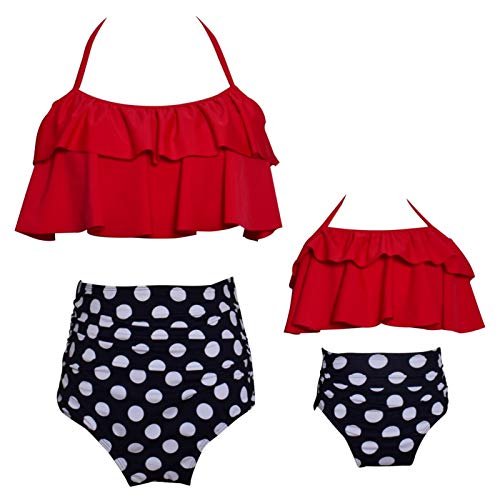 EDMONG Bikinis Mujer, Trajes de baño para mujer, ténteme trajes de baño para mujeres, traje de baño familiar de traje de baño de la madre e hija (por favor, ordene por separado)