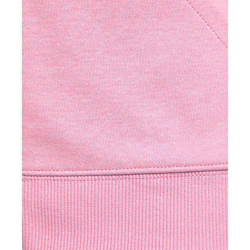 ELFIN Sudadera deportiva para mujer con cremallera y cuello alto Rosa. XL