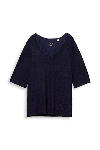 Esprit 028ee1k024 suéter, Azul (Navy 400), Medium para Mujer