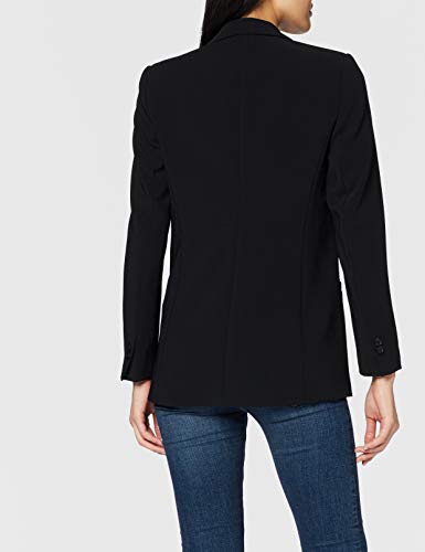 Esprit 119eo1g021 Chaqueta de Traje, Negro (Black 001), 34 (Talla del Fabricante: 32) para Mujer