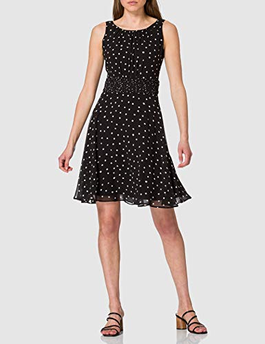 ESPRIT Collection 991EO1E304 Vestido, 003/Black 3, 40 para Mujer