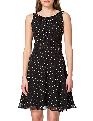 ESPRIT Collection 991EO1E304 Vestido, 003/Black 3, 40 para Mujer