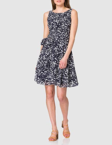 ESPRIT Collection 991EO1E304 Vestido, 402/Navy 3, 40 para Mujer