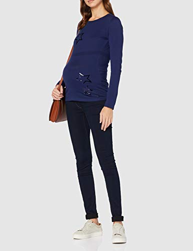 Esprit Maternity Sweater LS Jersey Premama, Azul (Navy 400), 46 (Talla del Fabricante: XX-Large) para Mujer