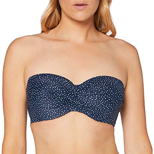 ESPRIT Nautico Beach Pad.Bandeau BC Bikini,Azul ( 401 ) , 38 D para Mujer