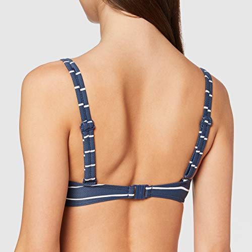 Esprit Nelly Beach UW MF Parte de Arriba de Bikini, Azul (Dark Blue 405), 95E (Talla del Fabricante: 40 E) para Mujer