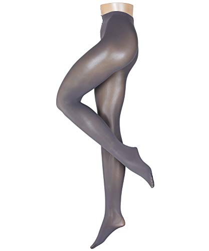 Esprit Tights medias, 50 DEN, Gris (Stone Grey 3988), 40 (Talla del fabricante: 38-40) para Mujer