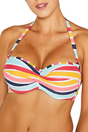 Esprit Treasure Beach Pad.Band.BC Parte de Arriba de Bikini, Amarillo (Sunflower Yellow 730), 95E (Talla del Fabricante: 40 E) para Mujer