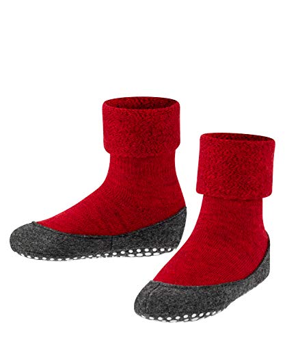 Falke Cosyshoe, Calcetines niños uni, Rojo (Fire), 37-38 (Talla fabricante: 37-38)