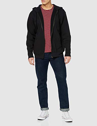 Fruit of the Loom Ss059m Sudadera, Black (Black/Black), Medium para Hombre