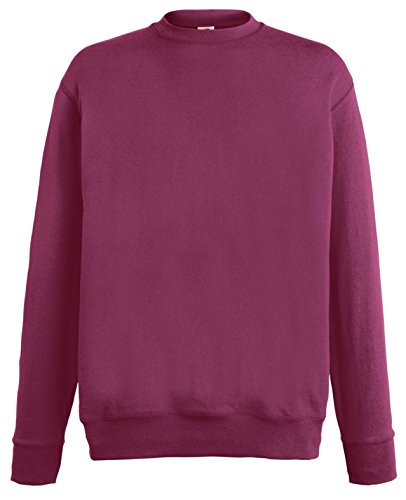 Fruit of the Loom Ss126m Sudadera, Rojo (Burgundy), XX-Large para Hombre