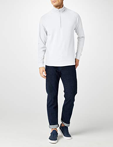 Fruit of the Loom Ss128m Sudadera, Blanco, Small para Hombre