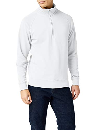 Fruit of the Loom Ss128m Sudadera, Blanco, Small para Hombre