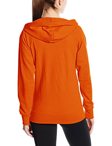 Fruit of the Loom, Sudadera con Capucha para Mujer, Naranja, XS