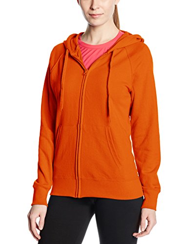 Fruit of the Loom, Sudadera con Capucha para Mujer, Naranja, XXL