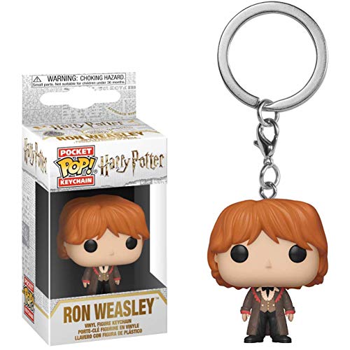 Funko- Keychain Harry Potter Llavero Ron Weasley, Color Mulitcolor, One-Size (FK42630)