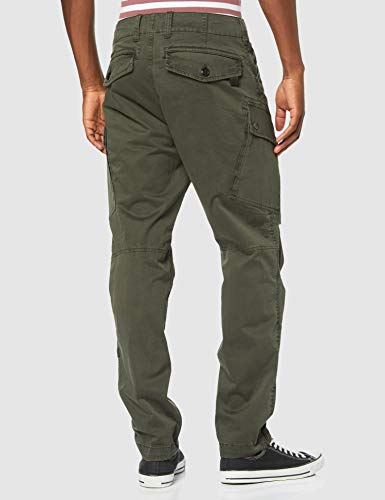 G-STAR RAW Roxic Tapered Cargo Pantalones, Verde (Asfalt 4893-995), 31W / 32L para Hombre