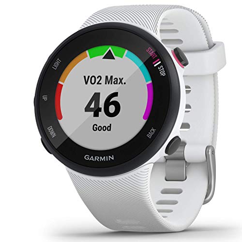 Garmin Forerunner 45S/P Reloj Multisport, Adulto, Unisex, Blanco, S