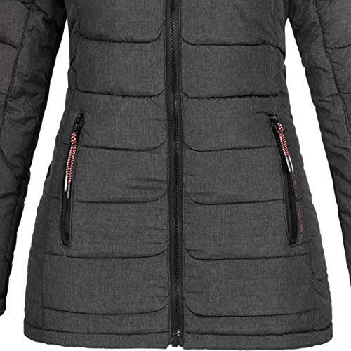 Geographical Norway ASTANA LADY - Chaqueta Acolchada Para Mujer - Chaqueta De Invierno Cálida Para Mujer - Chaqueta De Manga Larga Con Capucha - Chaqueta Acolchada Ligera