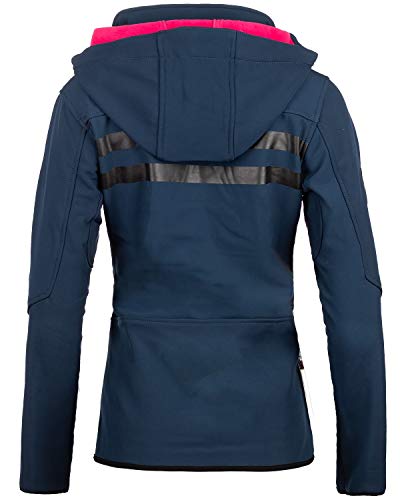 Geographical Norway - Chaqueta softshell para mujer azul marino M