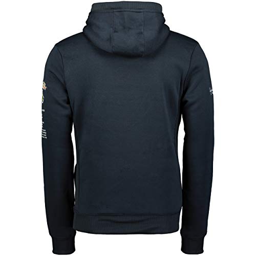 Geographical Norway Sudadera con capucha para hombre azul marino M