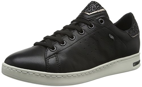 Geox D Jaysen A, Sneaker Mujer, Negro (Black C9999), 36 EU