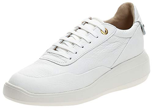 Geox D RUBIDIA A, Zapatillas Mujer, Blanco (White C1000), 36 EU